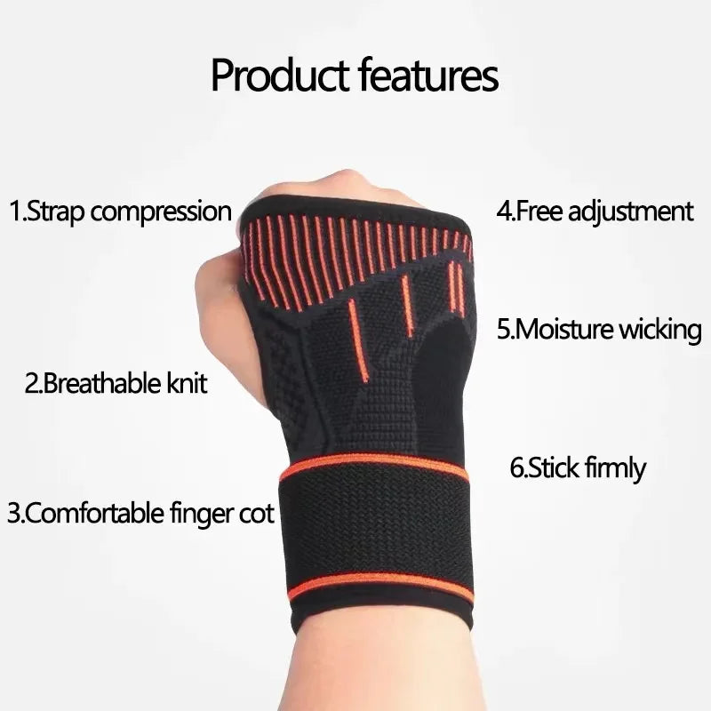 Weightlifting Cross Training Lift Straps Wrist Bans Gym Gloves With Wrist Support Fitness Safty Wrist Wraps