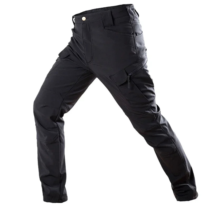 5XL 6XL Men's Tactical Hiking Shark Skin Soft Shell Wind Proof Waterproof Hooded Thermal Outdoors Field Tactical Jacket Pants