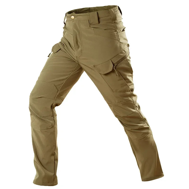 5XL 6XL Men's Tactical Hiking Shark Skin Soft Shell Wind Proof Waterproof Hooded Thermal Outdoors Field Tactical Jacket Pants