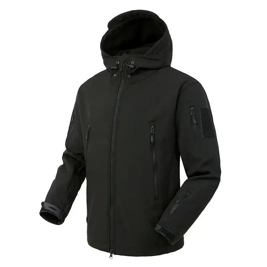 5XL 6XL Men's Tactical Hiking Shark Skin Soft Shell Wind Proof Waterproof Hooded Thermal Outdoors Field Tactical Jacket Pants