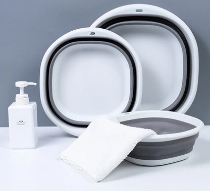 Folding Wash Basin Multi-purpose Washbasin Lightweight Hanging Collapsible Basin for Camping Sink and RV Sinks Cleaning Tool